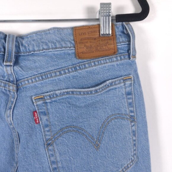 LEVI’S PREMIUM QUALITY CLOTHING WEDGIE Button Fly Jeans Raw Hem COTTON Size 29 - Picture 11 of 14